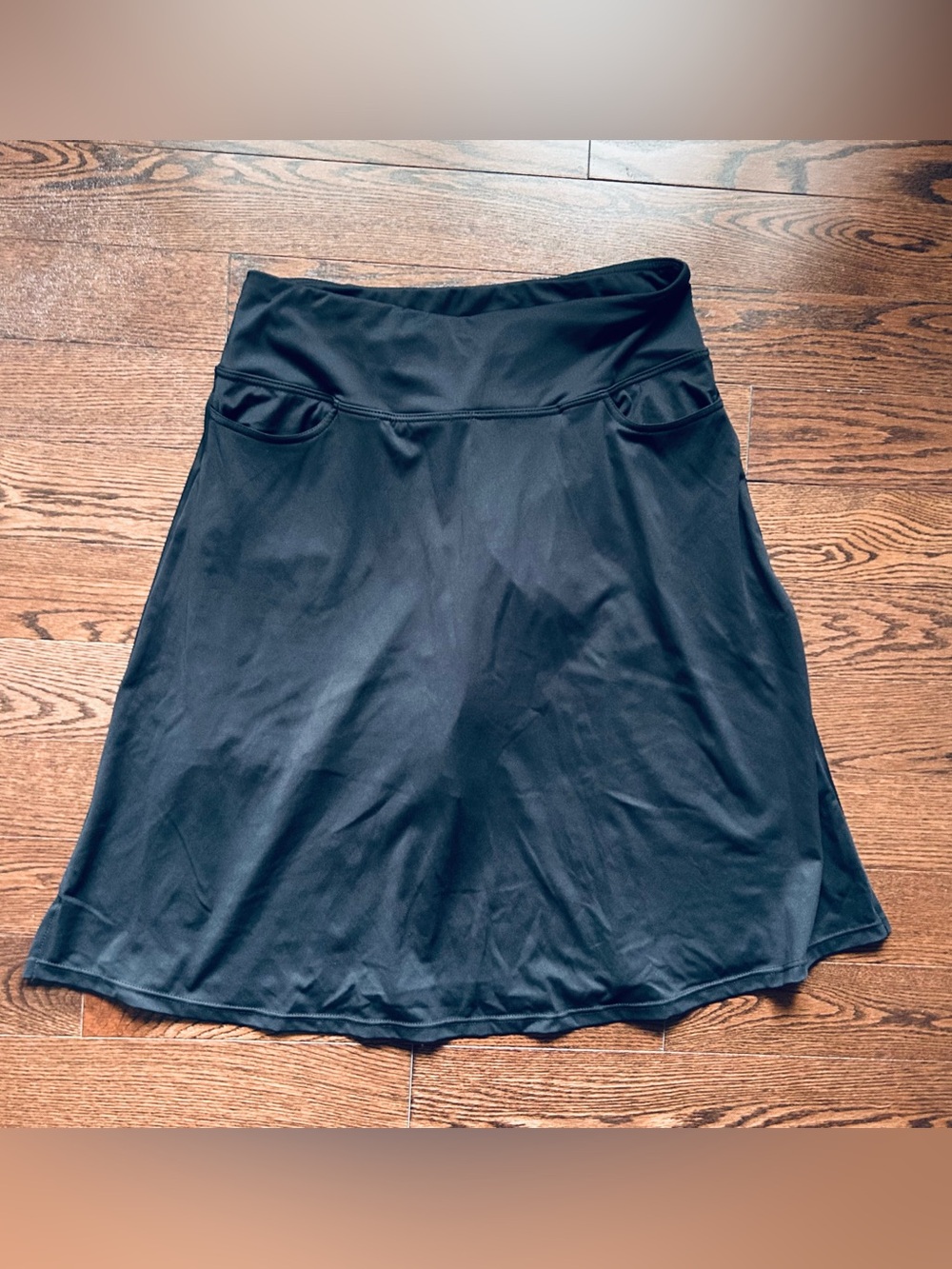 SKORT Women's Black Athletic Skirt with Pockets and shorts